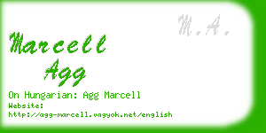 marcell agg business card